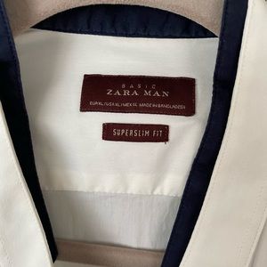 Zara men button down shirt